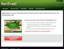 Tablet Screenshot of fr.partypoker.net