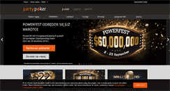 Desktop Screenshot of pl.partypoker.com